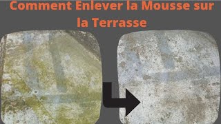 Comment enlever la Mousse sur la Terrasse et très rapidement [upl. by Enileuqkcaj]