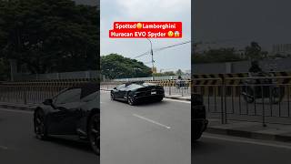 Lamborghini Huracan EVO Spyder😲 lamborghini huracan v10 huracanevo supercars shorts chennai [upl. by Ninahs]