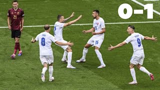 Belgium vs Slovakia 01  Goal Ivan Schranz [upl. by Onaireves]