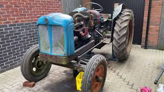 Fordson Major light restoration Part 1 first look amp service [upl. by Lledyl]