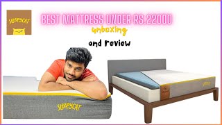 Best mattress under Rs20000  Sleepycat Ultima memory foam mattress Tamil review unboxing [upl. by Eisse663]