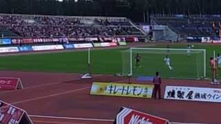 Lê Công Vinh J2 First Goal CONSADOLE SAPPORO [upl. by Inaffyt]