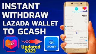 How To Withdraw Money From Lazada Wallet To GCash Account  Instant Transfer Updated 2024 [upl. by Zeke]