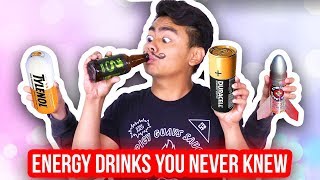 ENERGY DRINKS YOU NEVER KNEW EXISTED [upl. by Bonney]