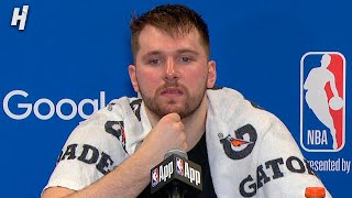 Luka Doncic Talks Game 1 Win vs Timberwolves Full Postgame Interview [upl. by Cocke]