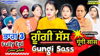 Gungi Sass  गूंगी सांस  ਭਾਗ 3  Emotional story  Shelly Raj films  New Punjabi Web Series 2024 [upl. by Nylirehs59]