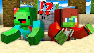 How Mikey and JJ Survive Zombie Virus in Minecraft    Maizen [upl. by Eyla]