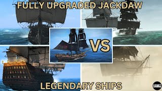 FULLY UPGRADED JACKDAW  VS  LEGENDARY SHIPS  ASSASSINS CREED 4 BLACK FLAG GAMEPLAY [upl. by Neeloj]