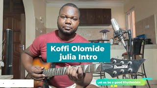 Koffi Olomide julia Rhythm Intro prt  1 [upl. by Erdnad]