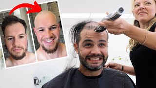 BALDING MEN Go BALD For The FIRST TIME Compilation [upl. by Mascia678]