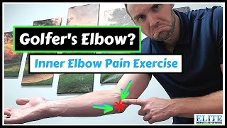 Golfers Elbow Rehab  Pronator Teres Exercise [upl. by Cullie]