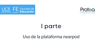 Tutorial de uso de la plataforma Nearpod I parte [upl. by Zetrauq]