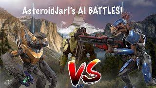 JACKALS VS GRUNTS Halo Infinite AI battle forge [upl. by Ainahpets]