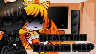 Reaction villain MLPElement of insanityFNFMLP [upl. by Christianity]