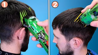 How To Cut Mens Hair With CLIPPERS  Beginners Guide [upl. by Guillermo]