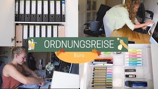 🍁Ordnungsreise I Büro Organisieren I Tipps und Tricks🍁 [upl. by Llerad386]