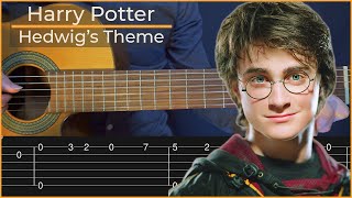 Harry Potter  Hedwigs Theme Simple Guitar Tab [upl. by Anaugal]