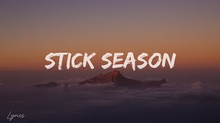 Noah Kahan  Stick Season Lyric Video [upl. by Tanah]