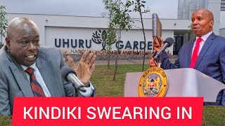 BREAKINGKINDIKI KITHURE SWEARING IN AT UHURU GARDENS HAS BEEN PUT ON HOLD SEE WHAT IS HAPPENING [upl. by Neeuq256]