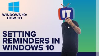 How to set a reminder in Windows 10 calendar without Cortana [upl. by Arvell]