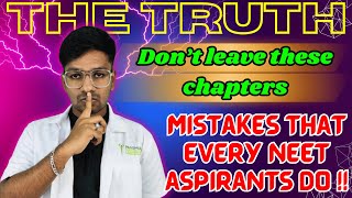 NEVER LEAVE THESE CHAPTERS  PERFECT PLAN TO BOOST YOUR MARKS IN NEET 2024 BMNT [upl. by Adnala]