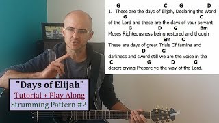 quotDAYS OF ELIJAHquot Tutorial  Play Along Beginner Guitar Lesson Henry Braun [upl. by Iy703]