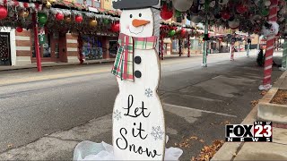 Video Local businesses prepare for third year of Sapulpas Route 66 Christmas Chute [upl. by Macnair]