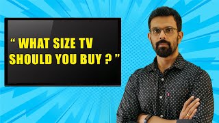 What Size TV Should I Get or Buy for My Room  TV Viewing Distance for 50 55 60 65 70 Inch [upl. by Ackley652]