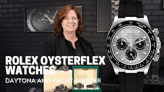 Rolex Oysterflex Bracelet Watches  Yachtmaster and Daytona  SwissWatchExpo [upl. by Angadreme]