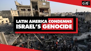 Latin America stands with Palestine denouncing Israels war on Gaza [upl. by Nyret222]