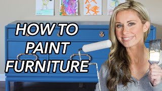 How to Paint Furniture A Beginners Guide [upl. by Akirret625]