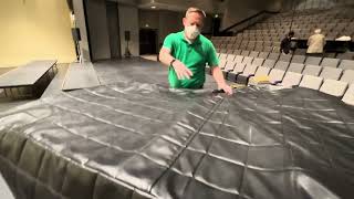 How To Properly Fold a Grand Piano Cover [upl. by Nnav]