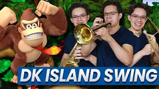 DK Island Swing  Jungle Hijinx from Donkey Kong Country OneMan Jazz Big Band [upl. by Woll]