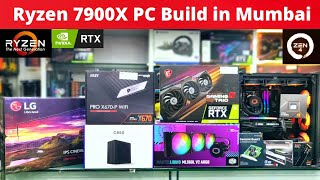 AMD Ryzen 9 7900X Gaming PC Build  RTX 3070 Ti  Green Apple Compunet [upl. by Port]