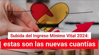 Subida del Ingreso Mínimo Vital 2024 estas son las nuevas cuantías [upl. by Nylhtak]