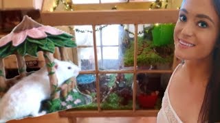 Fairy Tale Hamster Cottage  DIY Cage Tour [upl. by Yelknirb]