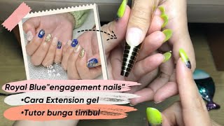 Cara Extension Gel  Extension Nail Lexan Gel di Kuku Client [upl. by Brunhild]