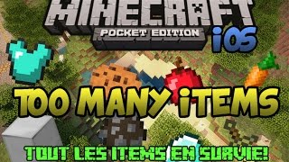 Too Many Items Minecraft PE 095 HDFRIOS [upl. by Madoc]