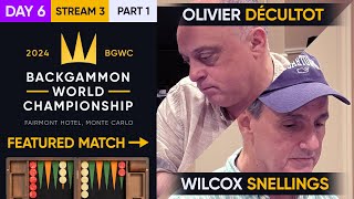 Backgammon World Championship 2024  DAY 6 Stream 3 P1  Main Undefeated Round of 16  High Roller [upl. by Lednar]