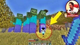 Dev Zombi Ordusu  Minecraft Türkçe Şans Blokları  Bölüm 10 [upl. by Filomena]