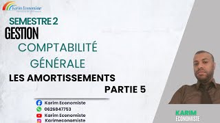 Comptabilité générale S2 Les Amortissements Partie 5 [upl. by Alma]