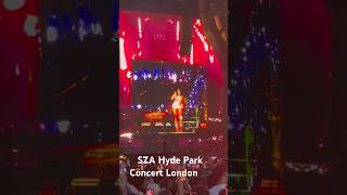 SZA Concert Londonsza bst hydepark snooze [upl. by Gerti]