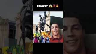 Roanldo Reacts reaction cr7football respect viralshorts subscribe 🔔 [upl. by Nodmac]