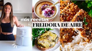 RECETAS CON FREIDORA DE AIRE  Veganas amp Fáciles [upl. by Woehick]