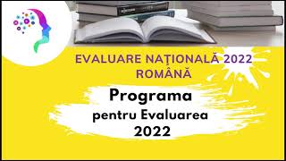 Evaluare nationala 2022 romana Programa 💡 Elemente fundamentale [upl. by Baxter]