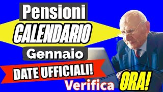 PENSIONI 👉 CALENDARIO PAGAMENTI GENNAIO 2024❗️ NUOVA TABELLA AUMENTI SCAGLIONI 📅💰 [upl. by Adnaval]