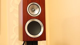 KEF R300 Bookshelf Speakers Sound Demo Rock [upl. by Esahc]