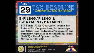 BIR Form 1702Q amp Summary Alphalist of Withholding Taxes SAWT Fiscal Quarter ending  11302021 [upl. by Parette320]