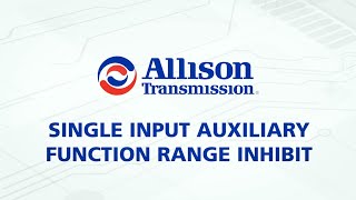 Single Input Auxiliary Function Range Inhibit  IO Function [upl. by Dawn]