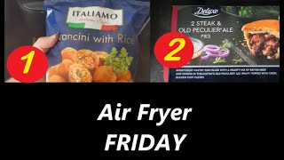 Air Fryer Arancini amp Old Peculier Steak amp Ale Pies [upl. by Corenda682]